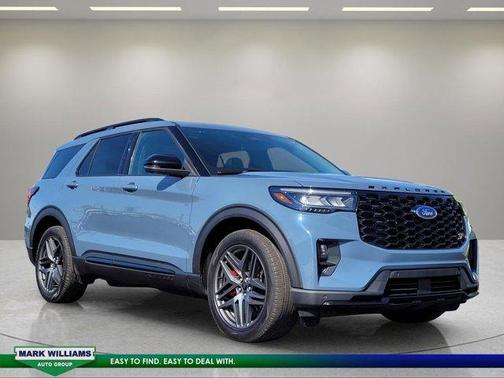 Vapor Blue 2025 Ford Explorer ST