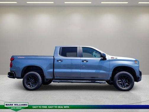 Satin Steel Metallic 2021 Chevrolet Silverado 1500 Custom Trail Boss