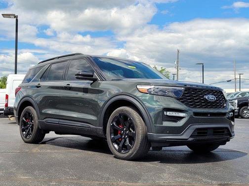 Green Metallic 2023 Ford Explorer ST