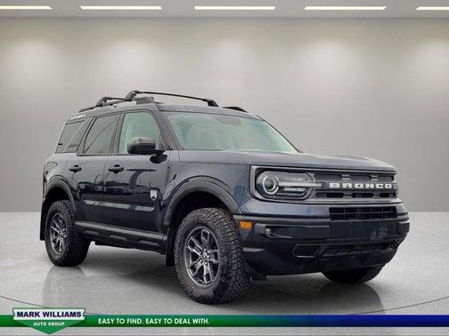 Alto Blue Metallic Tinted Clearcoat 2021 Ford Bronco Sport Big Bend