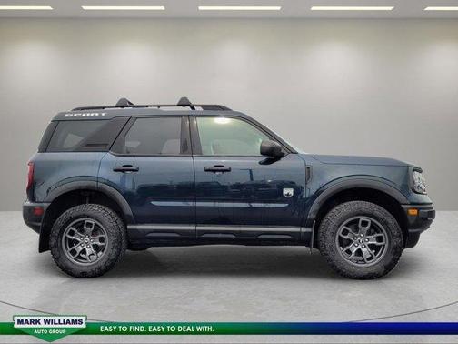 Alto Blue Metallic Tinted Clearcoat 2021 Ford Bronco Sport Big Bend