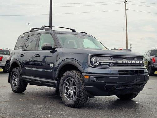 Alto Blue Metallic Tinted Clearcoat 2021 Ford Bronco Sport Big Bend