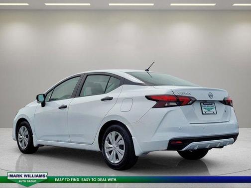 Cloud White 2025 Nissan Versa S