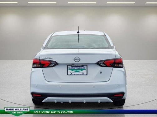 Cloud White 2025 Nissan Versa S