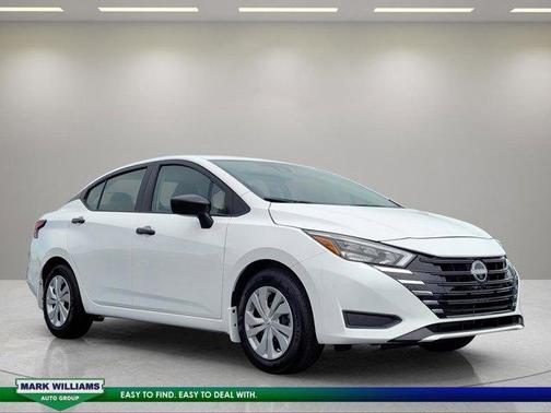 Cloud White 2025 Nissan Versa S