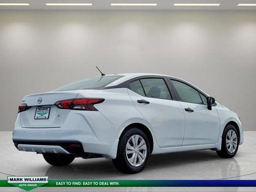 Cloud White 2025 Nissan Versa S