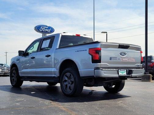 Iconic Silver Metallic 2024 Ford F-150 Lightning XLT