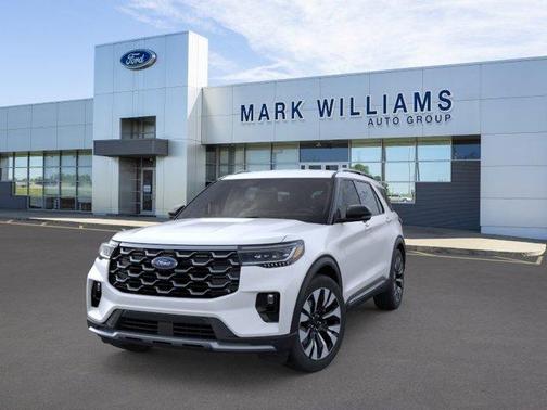 Star White 2026 Ford Explorer Platinum