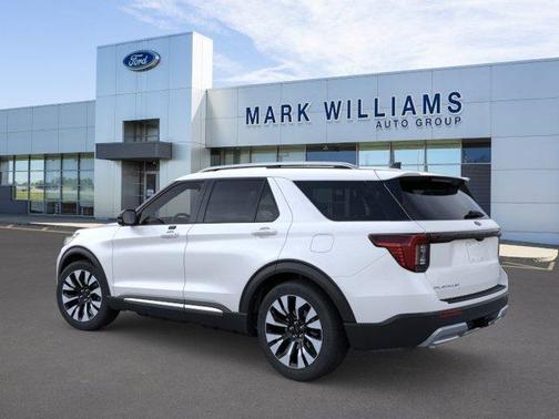 Star White 2026 Ford Explorer Platinum