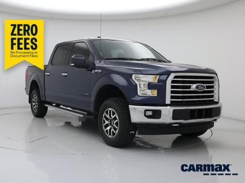 Blue 2017 Ford F-150 XLT