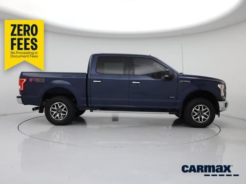 Blue 2017 Ford F-150 XLT