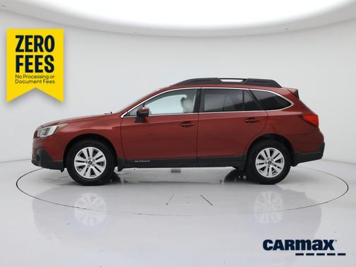 Red 2018 Subaru Outback 2.5I Premium