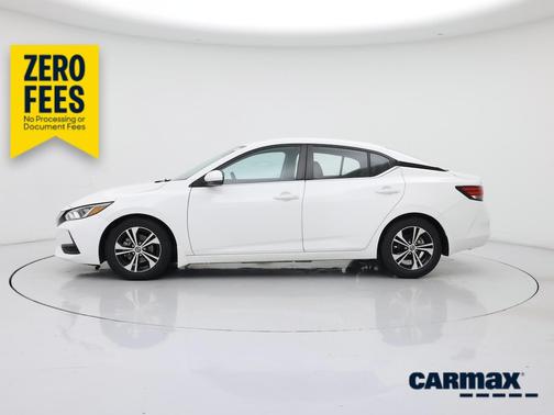 White 2020 Nissan Sentra SV