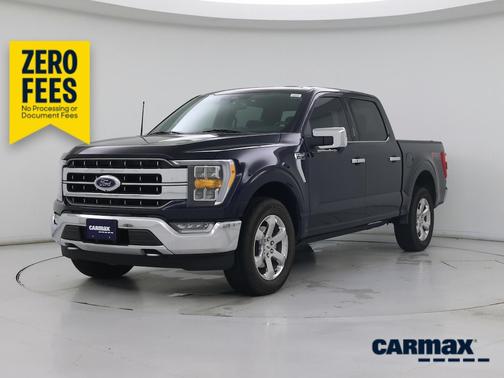 Blue 2022 Ford F-150 Lariat