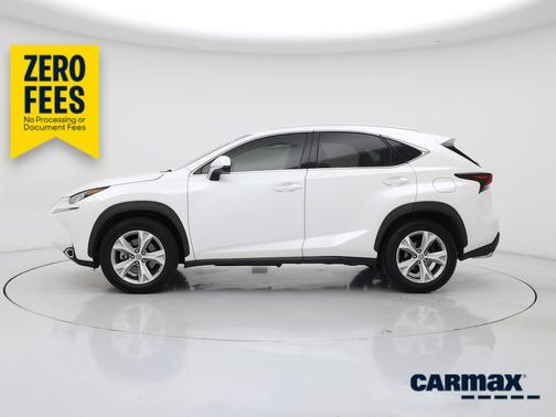 White 2017 Lexus NX 200t