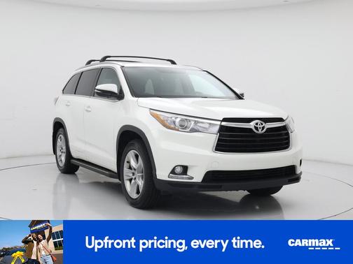 White 2015 Toyota Highlander Limited