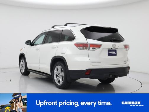 White 2015 Toyota Highlander Limited