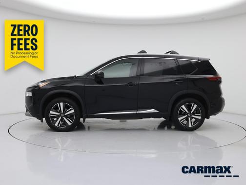 Black 2021 Nissan Rogue Platinum