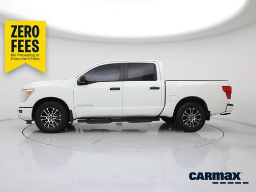 White 2023 Nissan Titan SV
