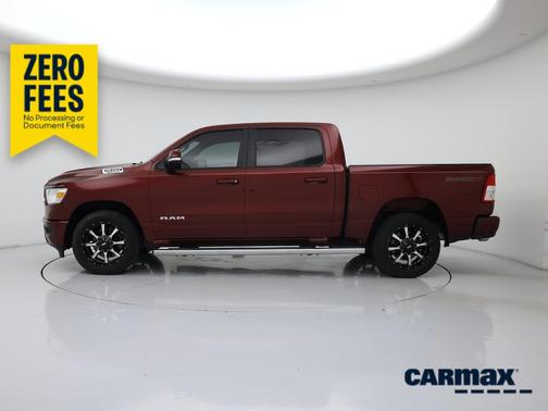 Red 2021 RAM 1500 Lonestar