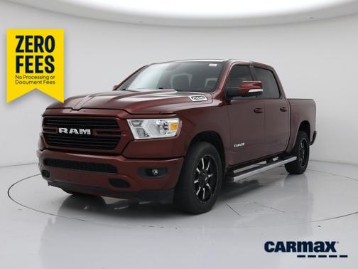 Red 2021 RAM 1500 Lonestar
