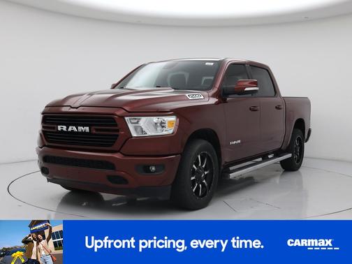Red 2021 RAM 1500 Lonestar
