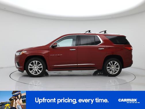 Red 2018 Chevrolet Traverse High Country