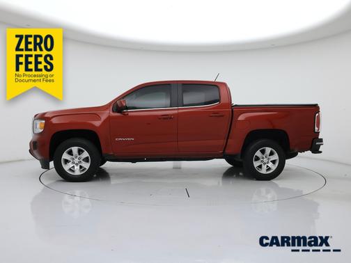 Burgundy 2016 GMC Canyon SLE