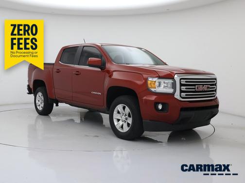 Burgundy 2016 GMC Canyon SLE