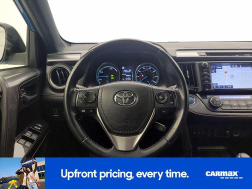 Blue 2018 Toyota RAV4 Hybrid SE