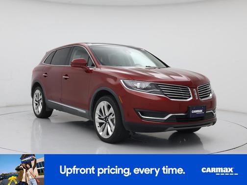 Red 2017 Lincoln MKX Reserve