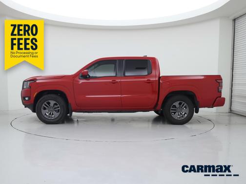 Red 2025 Nissan Frontier SV