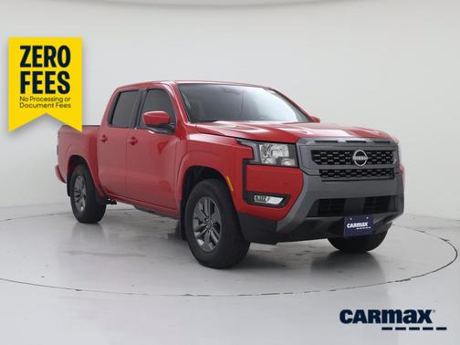 Red 2025 Nissan Frontier SV
