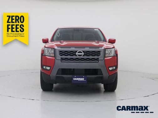 Red 2025 Nissan Frontier SV