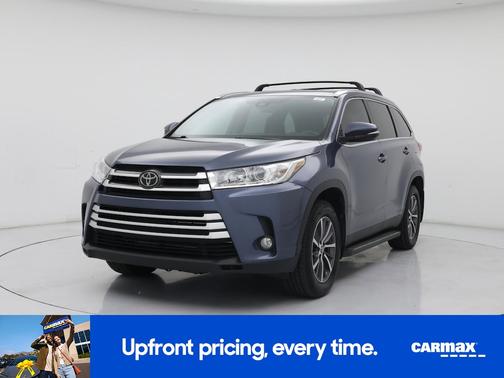 Blue 2019 Toyota Highlander XLE
