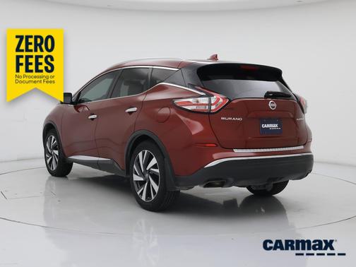 Red 2018 Nissan Murano Platinum