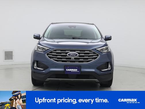 Blue 2019 Ford Edge Titanium