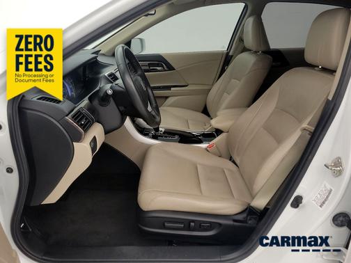 White 2016 Honda Accord EX-L