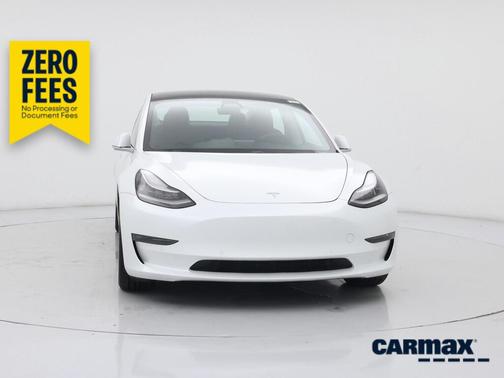 White 2020 Tesla Model 3 Long Range
