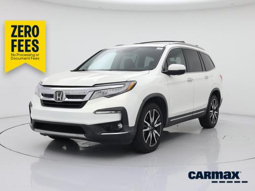 White 2019 Honda Pilot Elite