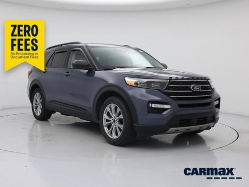 Blue 2021 Ford Explorer XLT