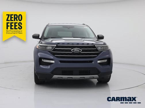 Blue 2021 Ford Explorer XLT