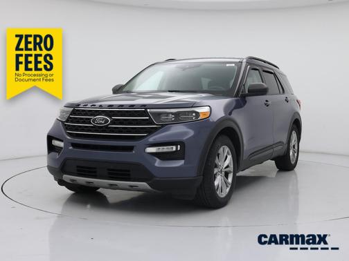 Blue 2021 Ford Explorer XLT