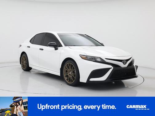 White 2024 Toyota Camry SE Night Shade