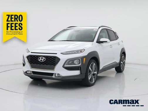 White 2019 Hyundai KONA Limited