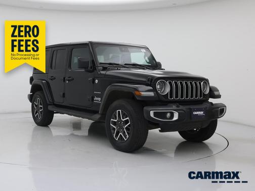 Black 2024 Jeep Wrangler Sahara
