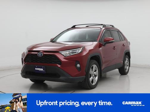 Red 2021 Toyota RAV4 Hybrid XLE Premium