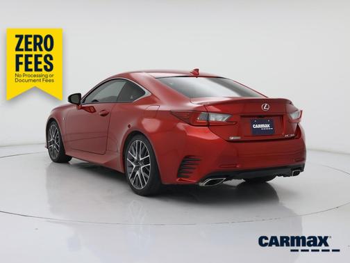 Red 2018 Lexus RC 350 F-Sport