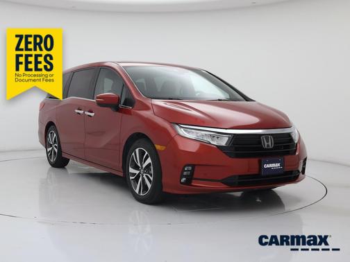 Red 2024 Honda Odyssey Touring