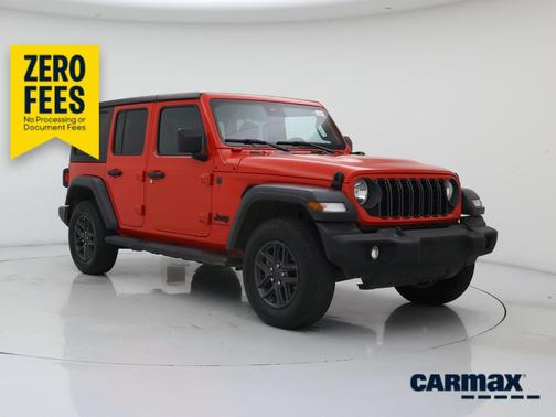 Red 2024 Jeep Wrangler Sport S